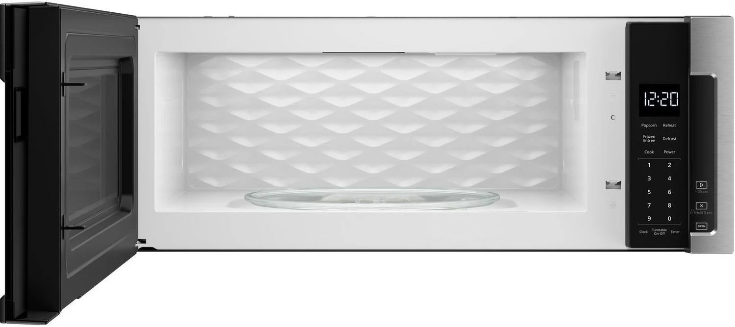 Whirlpool Stainless Steel Over-the-Range Microwave and Hood Combination (1.1 Cu. Ft.) - YWML55011HS - Image 3