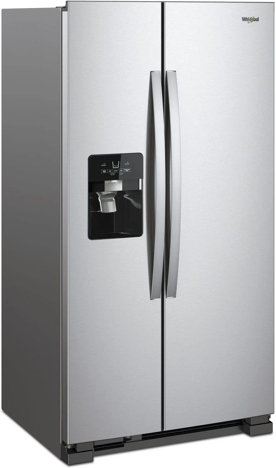 Whirlpool 35.5" 25 cu. Ft. Stainless Steel Side-by-Side Refrigerator - WRS555SIHZ - Image 3