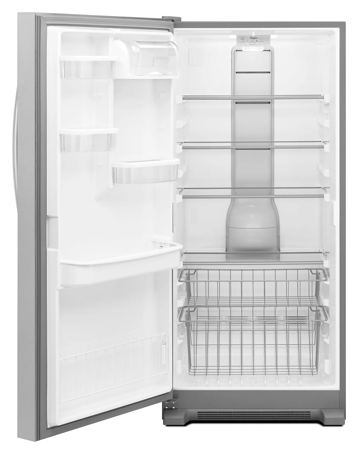 Whirlpool Stainless Steel SideKicks Frost Free All Freezer (17.7 Cu. Ft ) WSZ57L18DM - Image 3