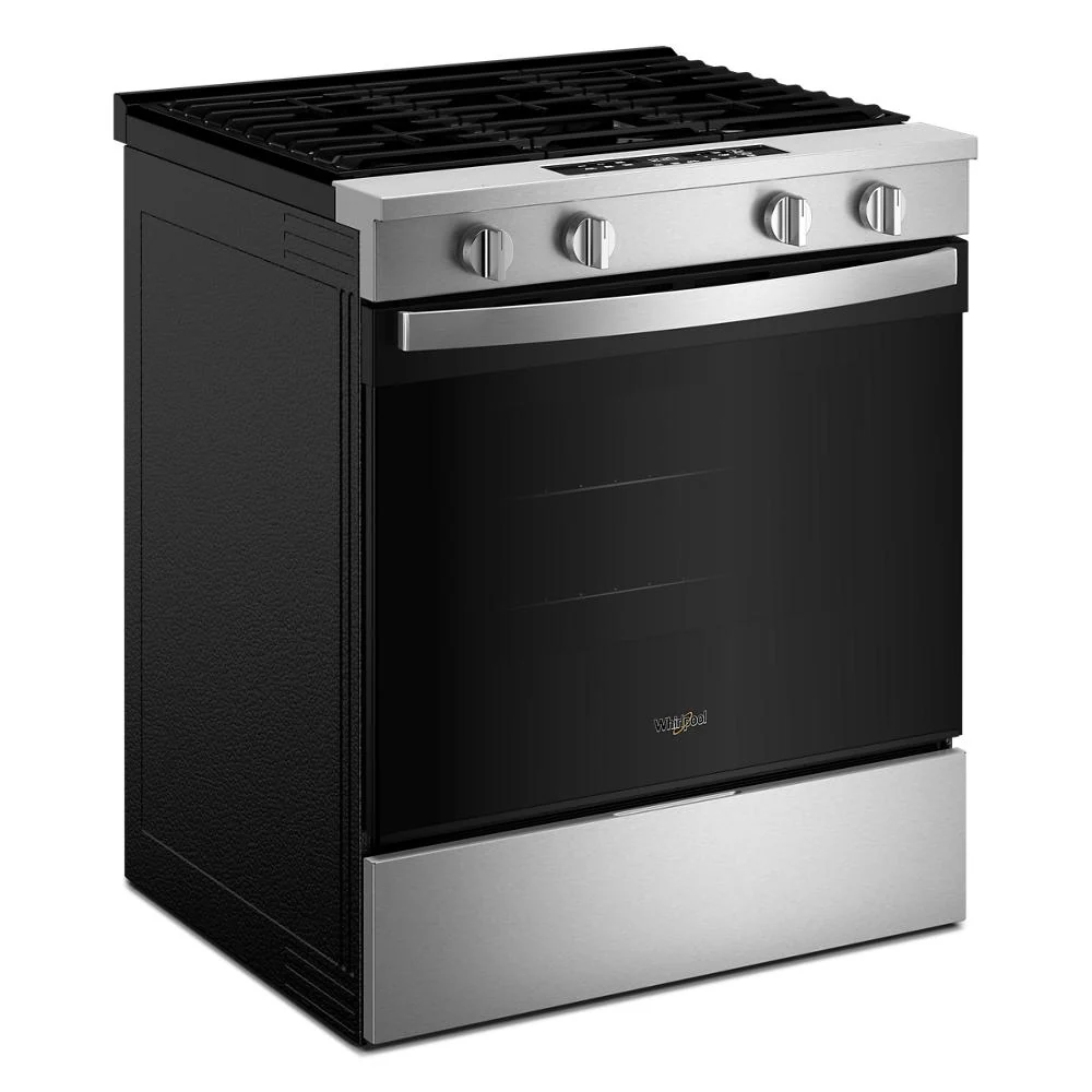 Whirlpool Stainless Steel Slide-In Smart Gas Range (5.0 Cu. Ft.) - WSGS3330TS - Image 4