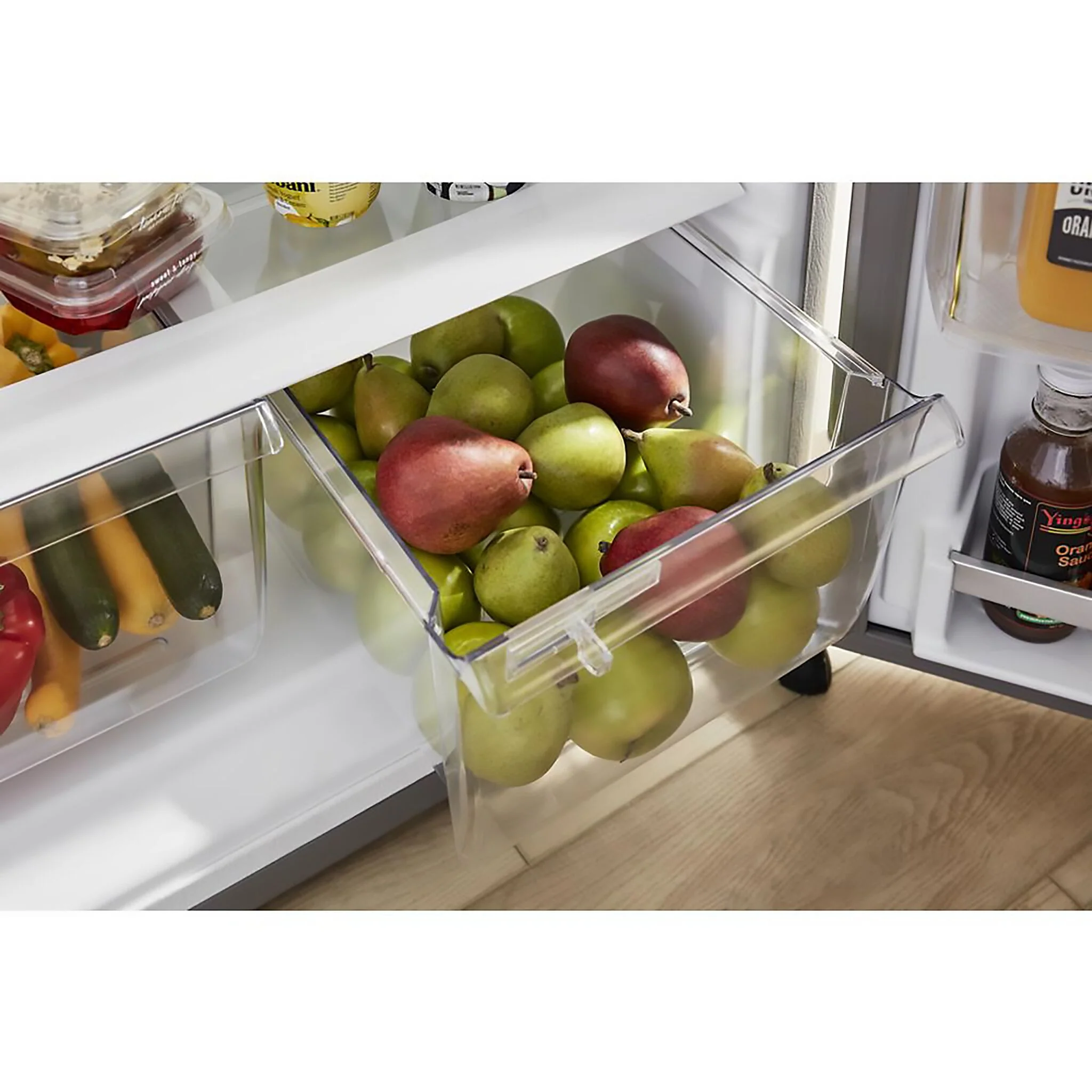 Whirlpool 28.25" 16.3 Cu. Ft. Stainless Steel Top-Freezer Refrigerator - WRTX5328PM - Image 4