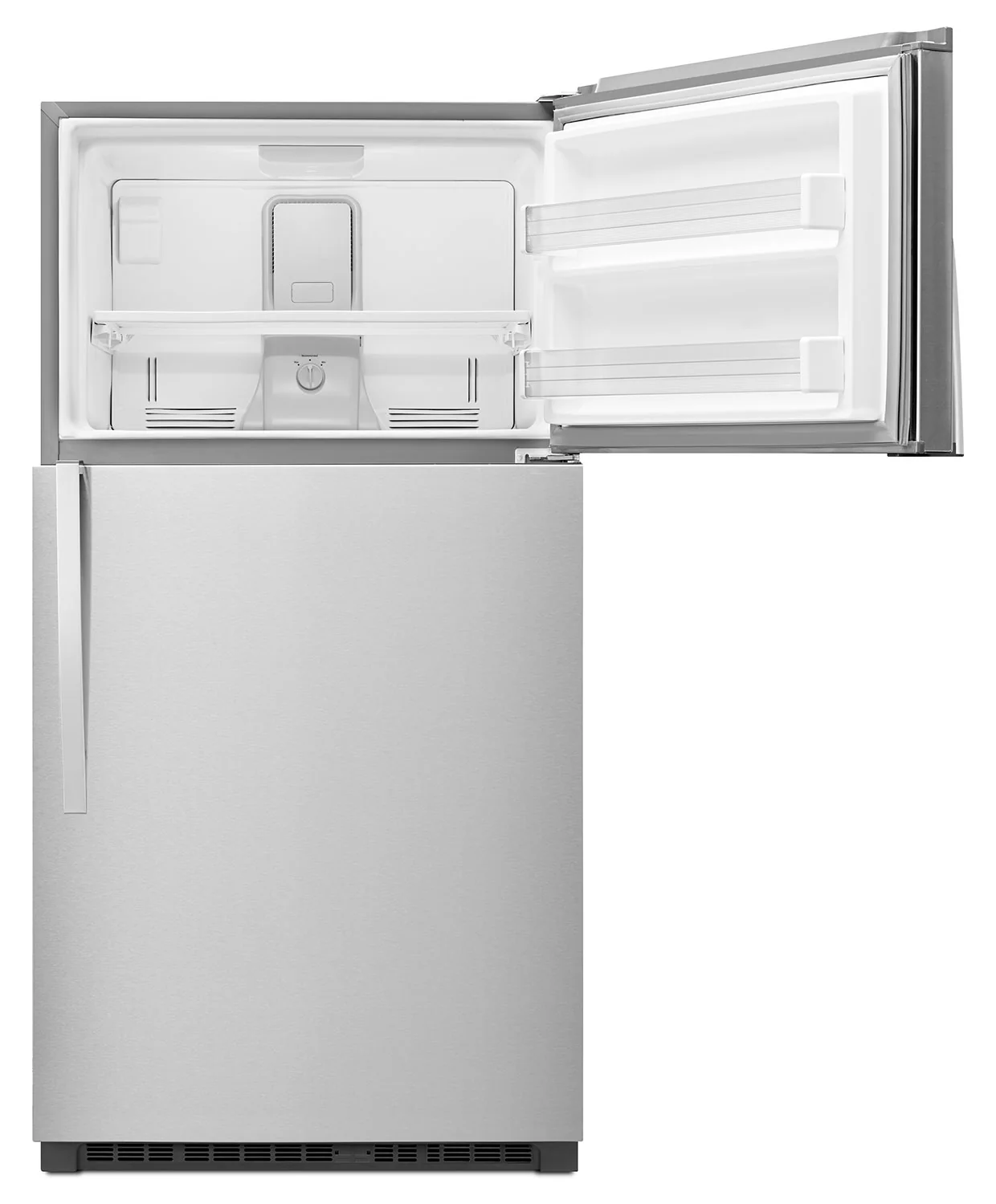 Whirlpool 33" 21.3 Cu. Ft. Stainless Steel Top-Freezer Refrigerator - WRT541SZDM - Image 3