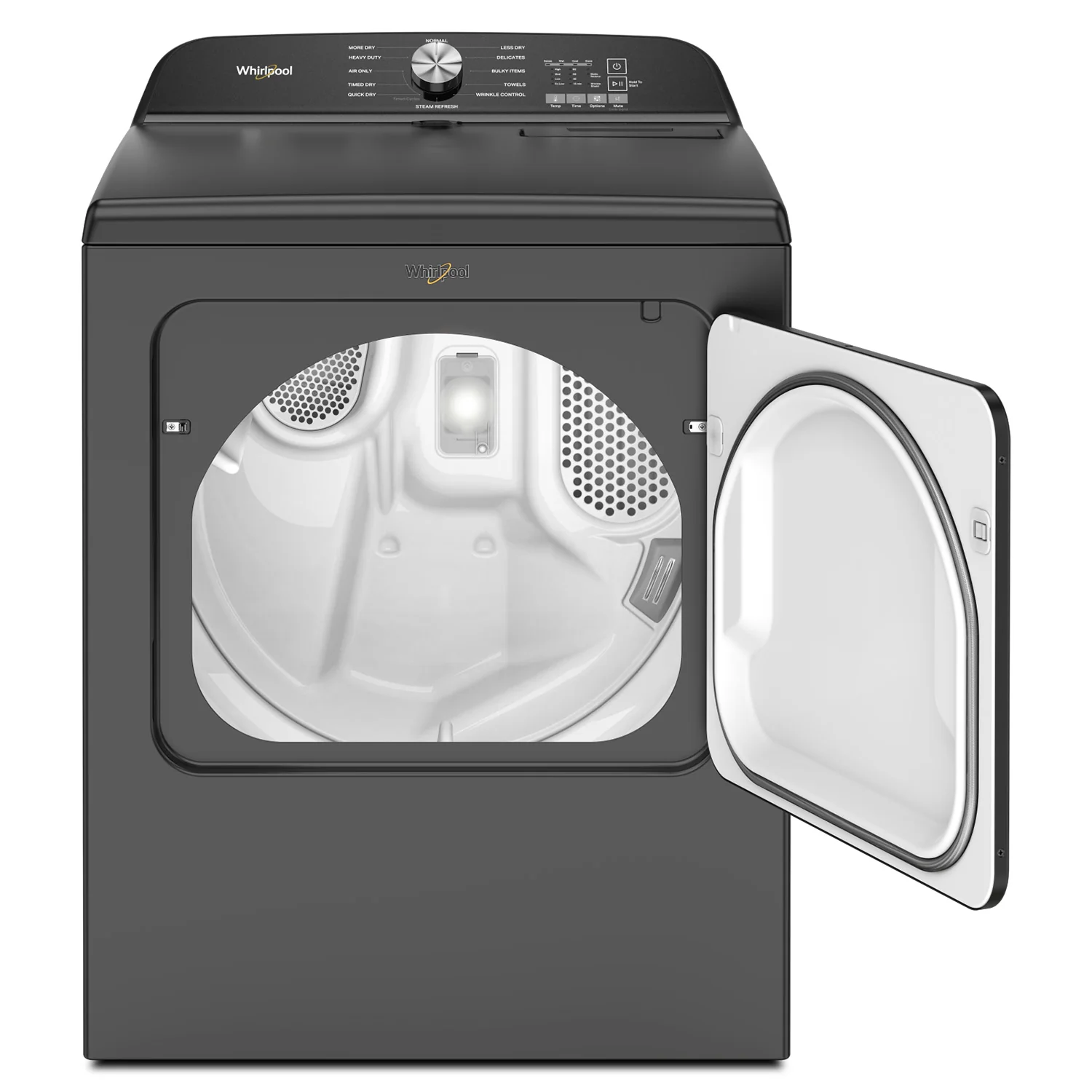 Whirlpool Volcano Black Electric Dryer (7.00 Cu Ft) - YWED6150PB - Image 4
