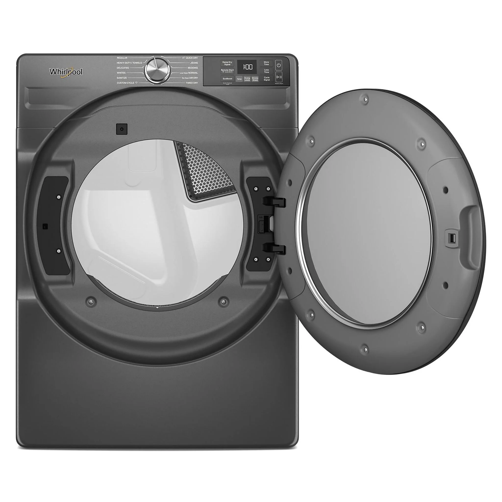 Whirlpool Volcano Black Electric Dryer with Wrinkle Shieldâą (7.4 Cu.Ft.) - YWED5720RU - Image 2