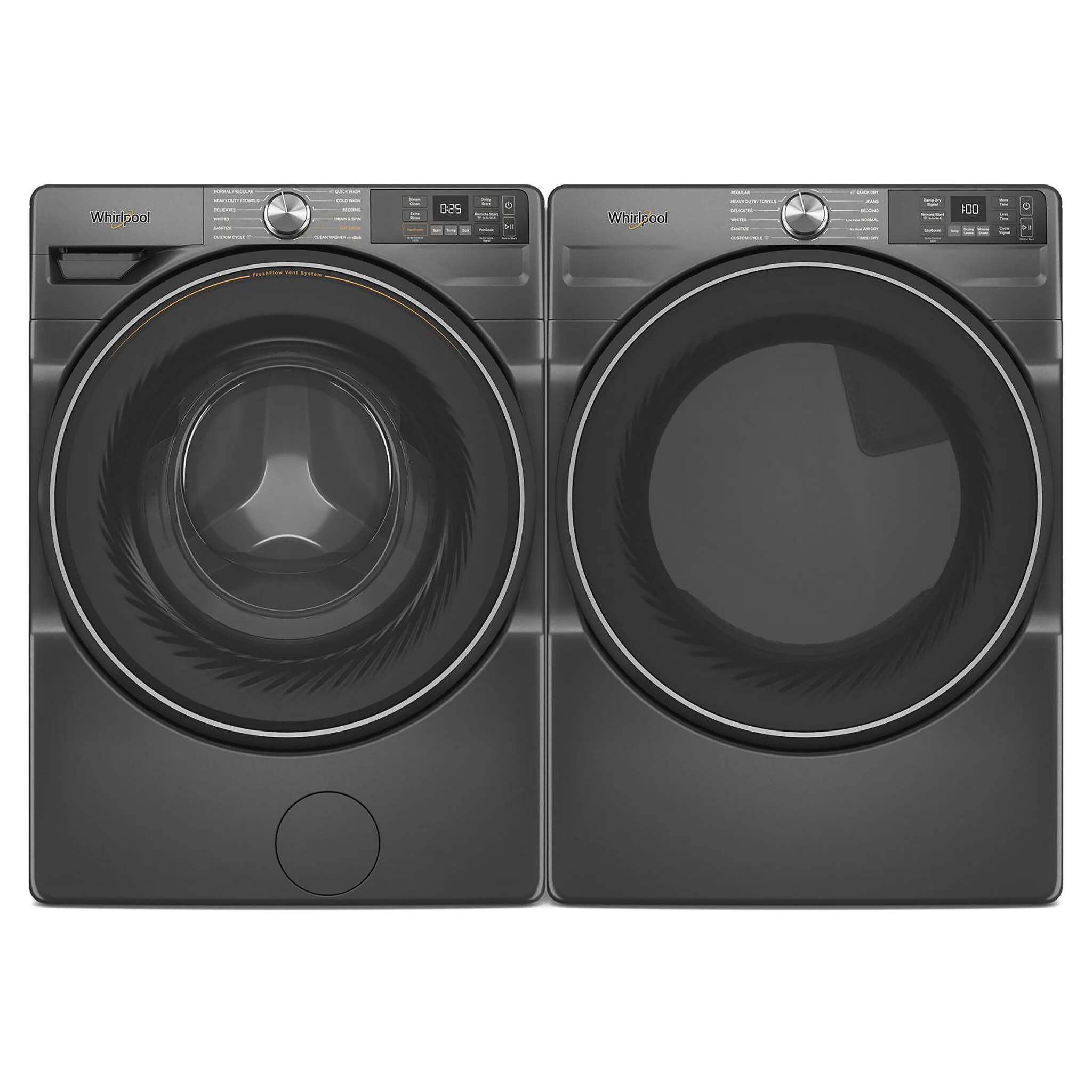 Whirlpool Volcano Black Electric Dryer with Wrinkle Shieldâą (7.4 Cu.Ft.) - YWED5720RU - Image 3