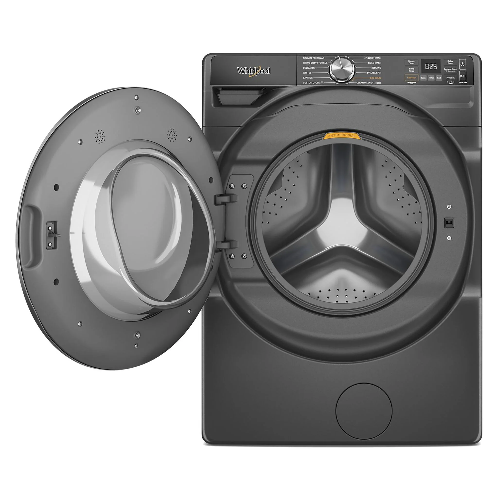 Whirlpool Volcano Black Front-Load Washer with FreshFlow™ Vent System (5.8 Cu.Ft.) - WFW6720RU - Image 3