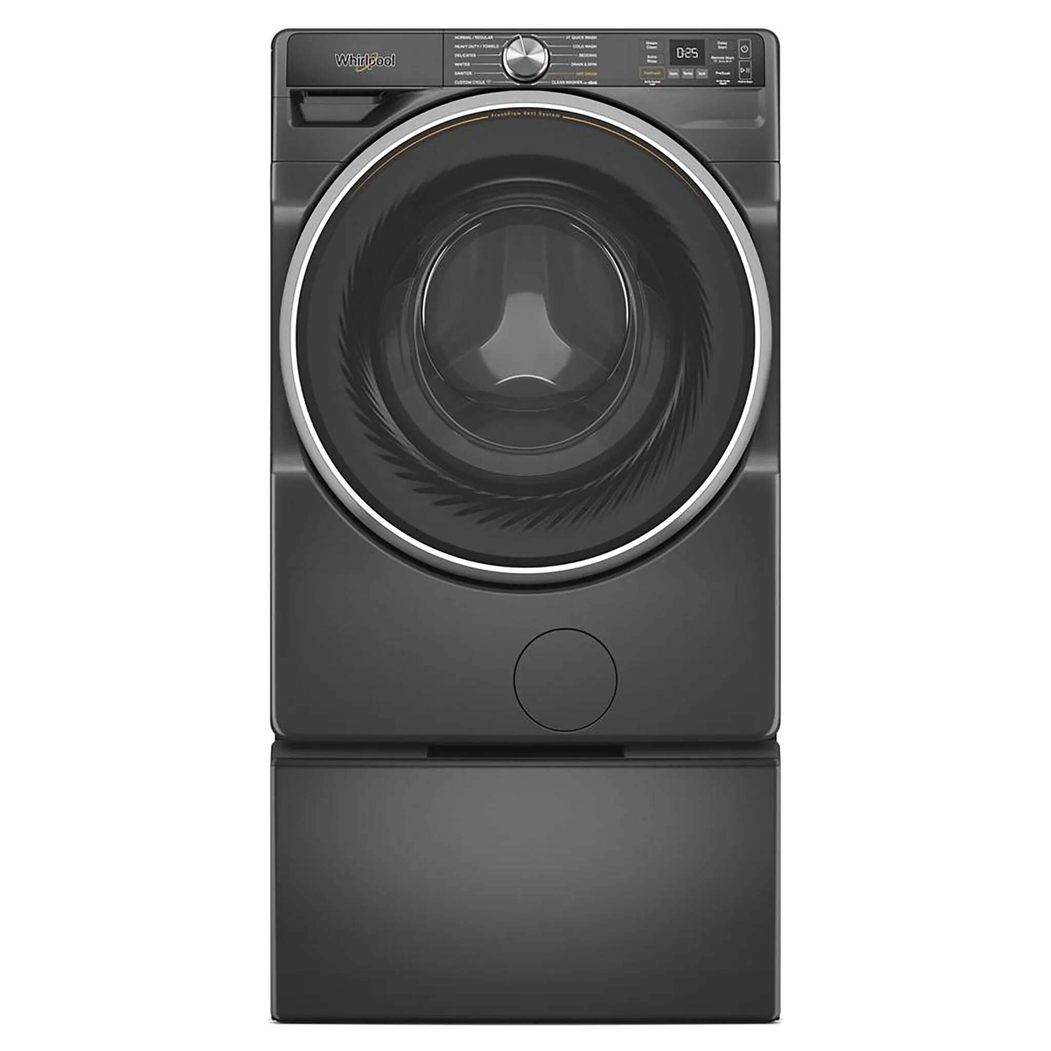 Whirlpool Volcano Black Front-Load Washer with FreshFlow™ Vent System (5.2 Cu.Ft.) - WFW5720RU - Image 5