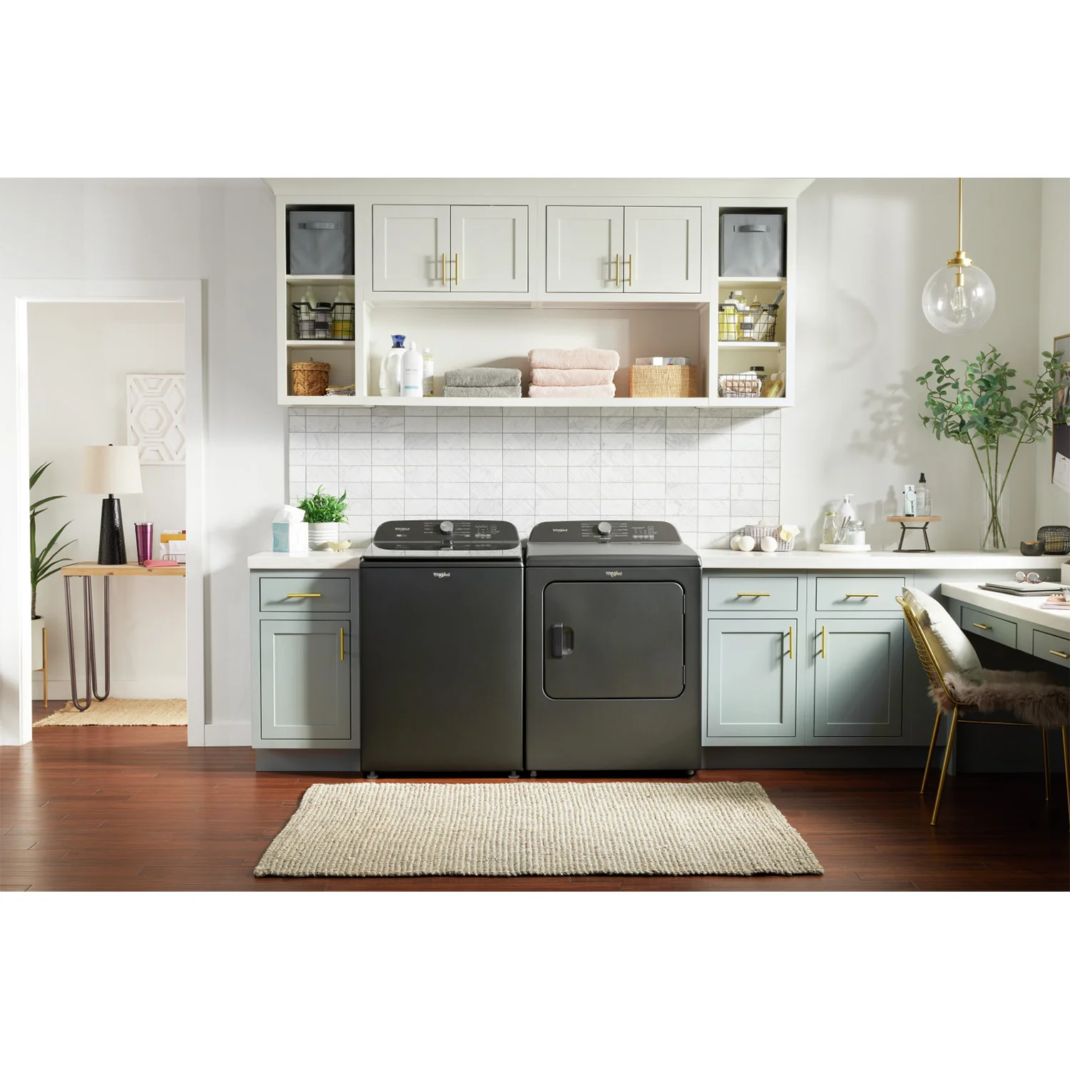 Whirlpool Volcano Black Gas Dryer (7.00 Cu Ft) - WGD6150PB - Image 5