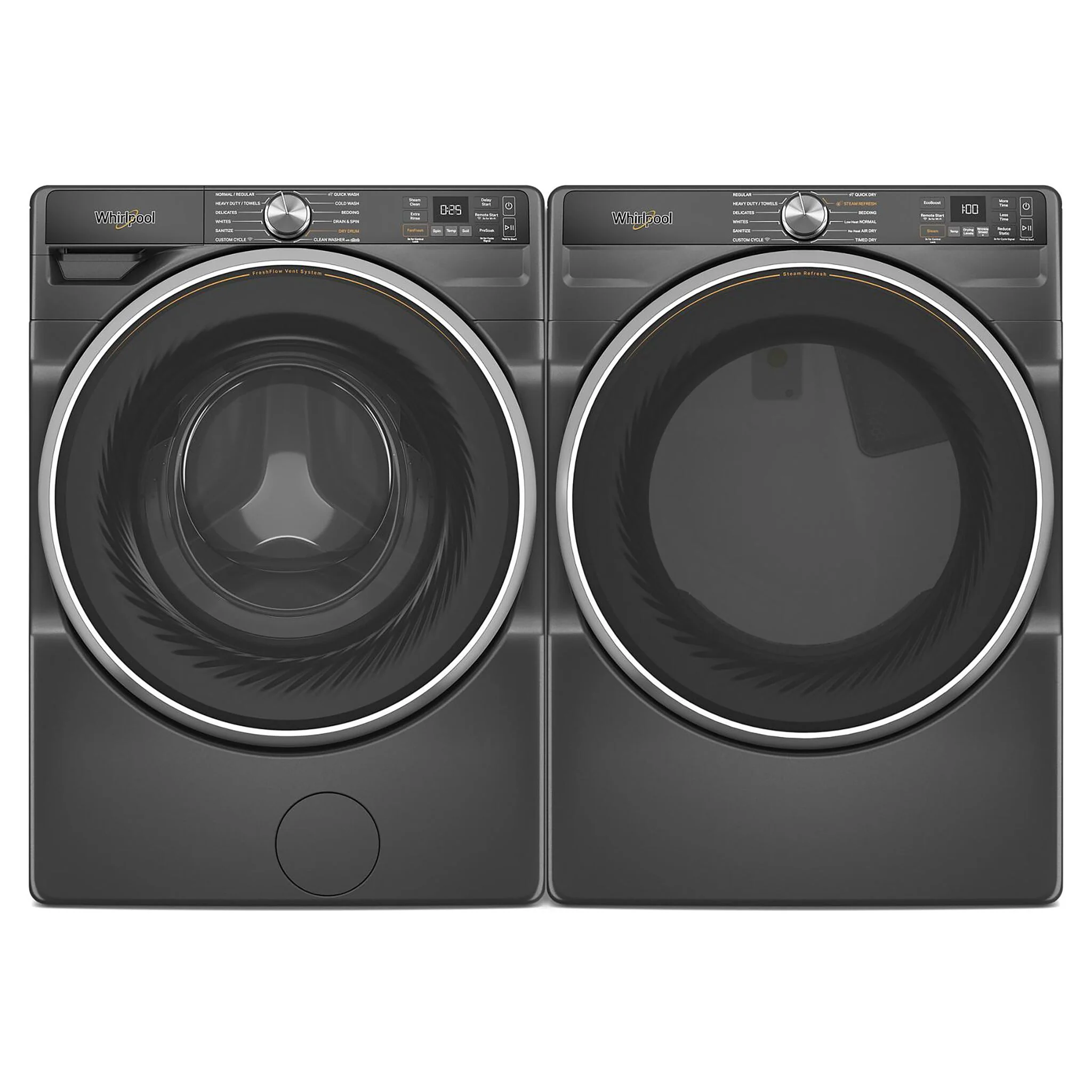 Whirlpool Volcano Black Gas Dryer (7.4 Cu.Ft.) - WGD6720RU - Image 4