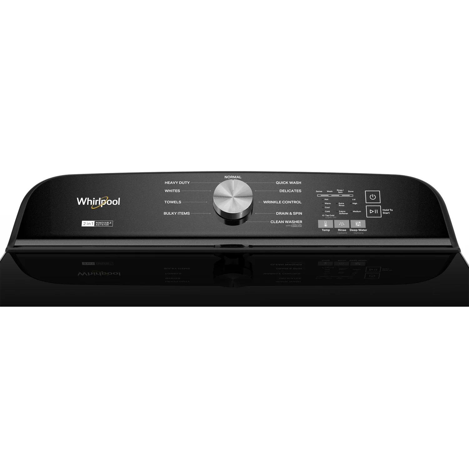 Whirlpool Volcano Black Top Load Washer (6.1 Cu Ft) - WTW6157PB - Image 6