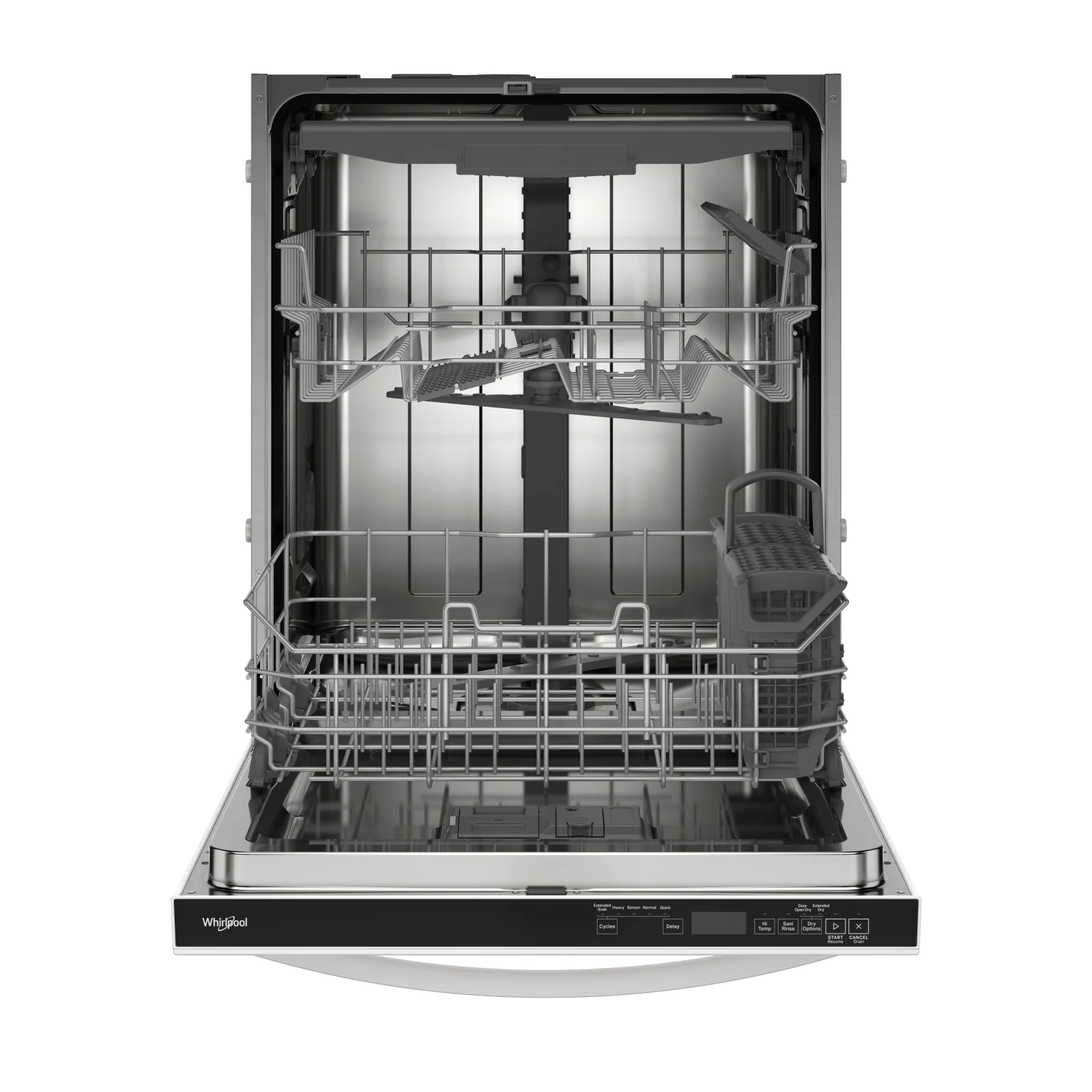 Whirlpool White 24" Built in 3 Rack Dishwasher (44 dBA) - WDT550SAPW - Image 3
