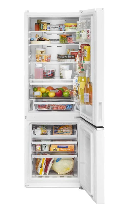 Whirlpool 24" 12.9 Cu. Ft. White Counter-Depth Bottom-Freezer Refrigerator - WRB533CZJW - Image 5
