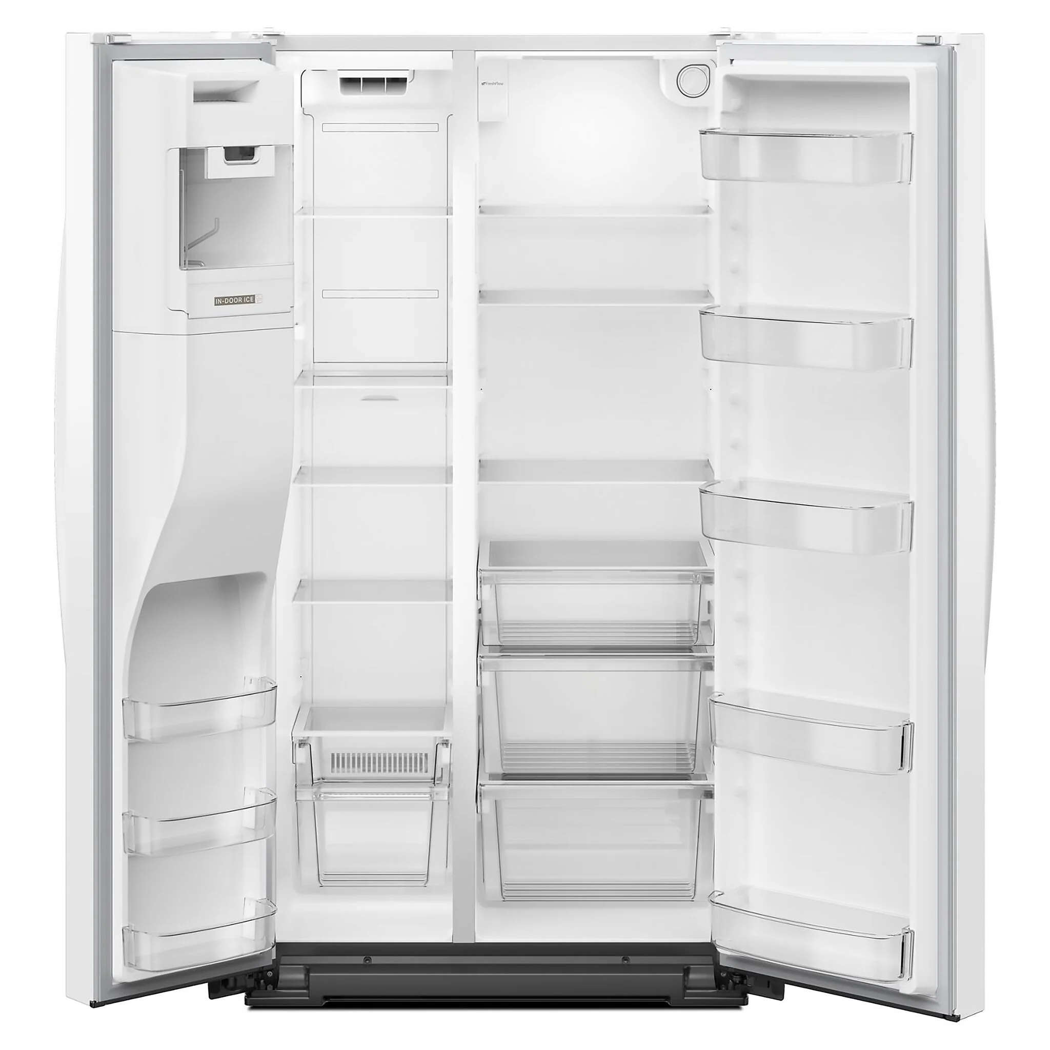 Whirlpool 36" 20.85 Cu. Ft. White Counter-Depth Side-by-Side Refrigerator - WRSC5536RW - Image 3