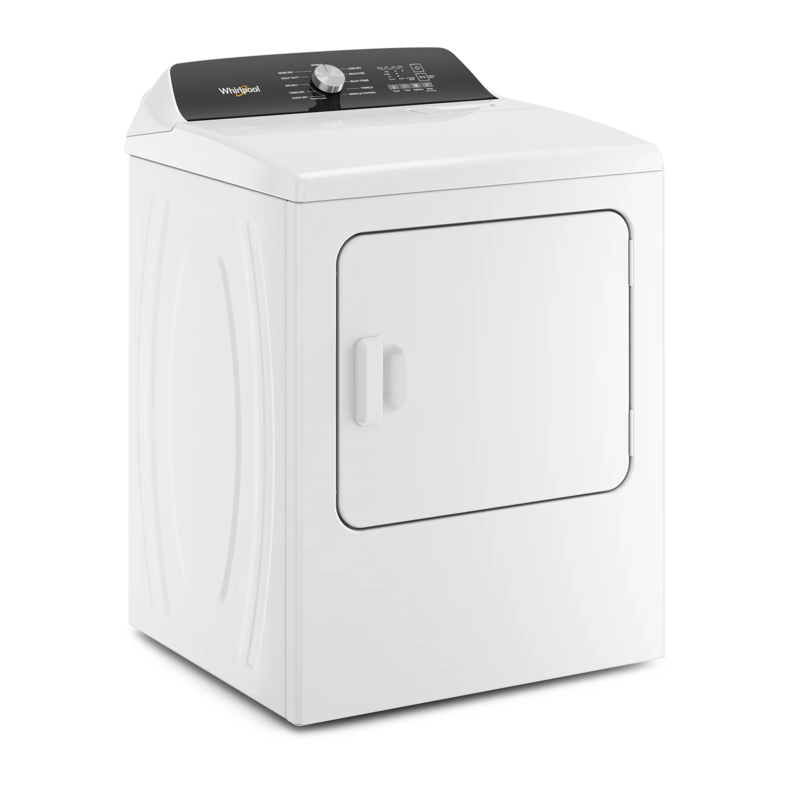 Whirlpool White Electric Dryer with Moisture Sensing (7.0 Cu.Ft) - YWED5010LW - Image 2