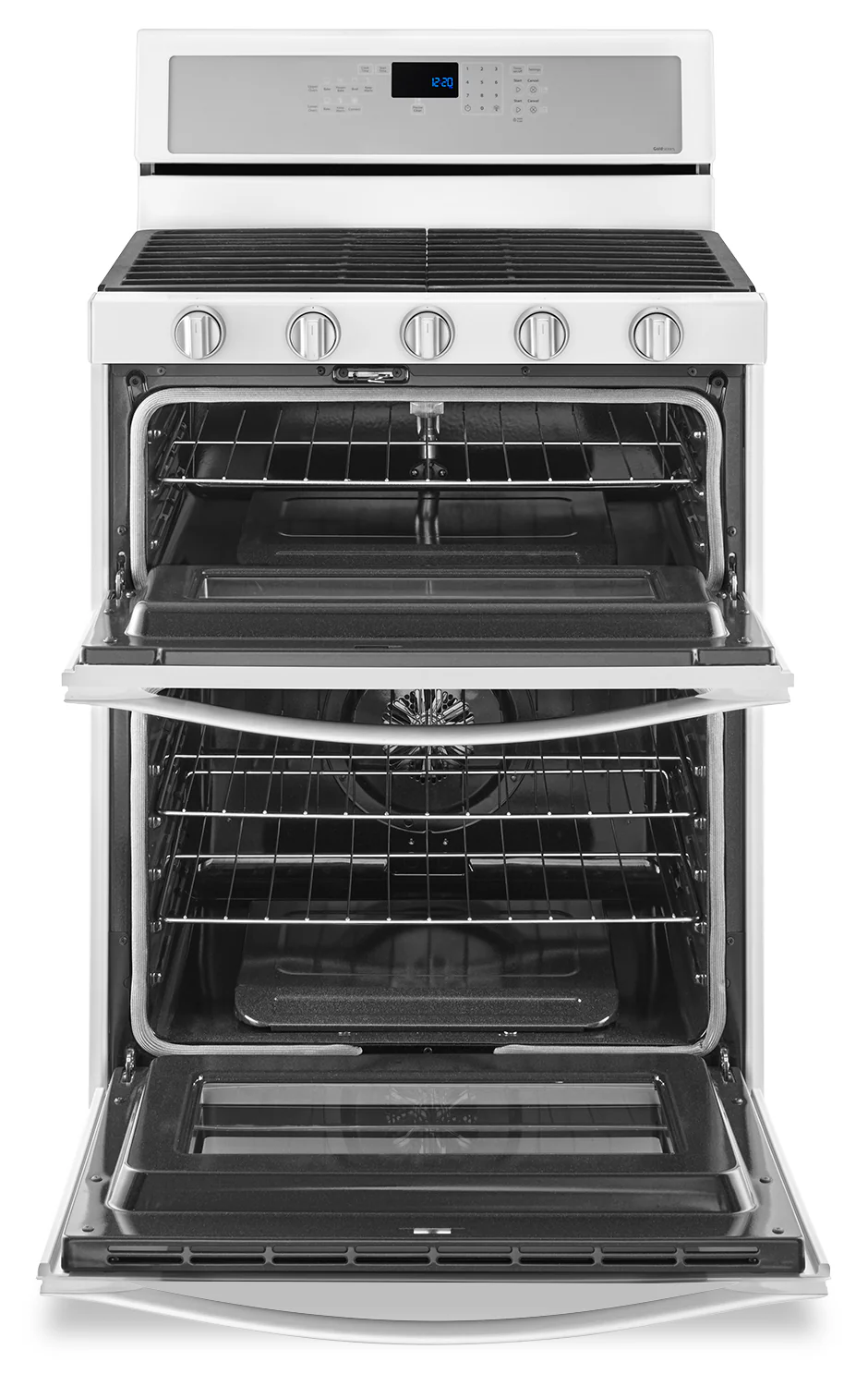Whirlpool White Freestanding Double Gas Range (6.0 Cu. Ft.) - WGG745S0FH - Image 3