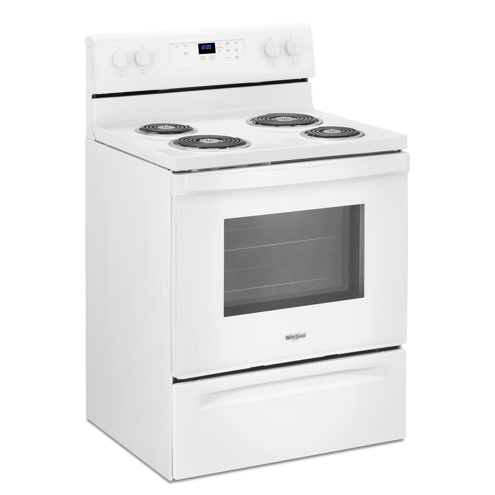 Whirlpool White Freestanding Electric Range (4.8 Cu. Ft.) - YWFC150M0JW - Image 2