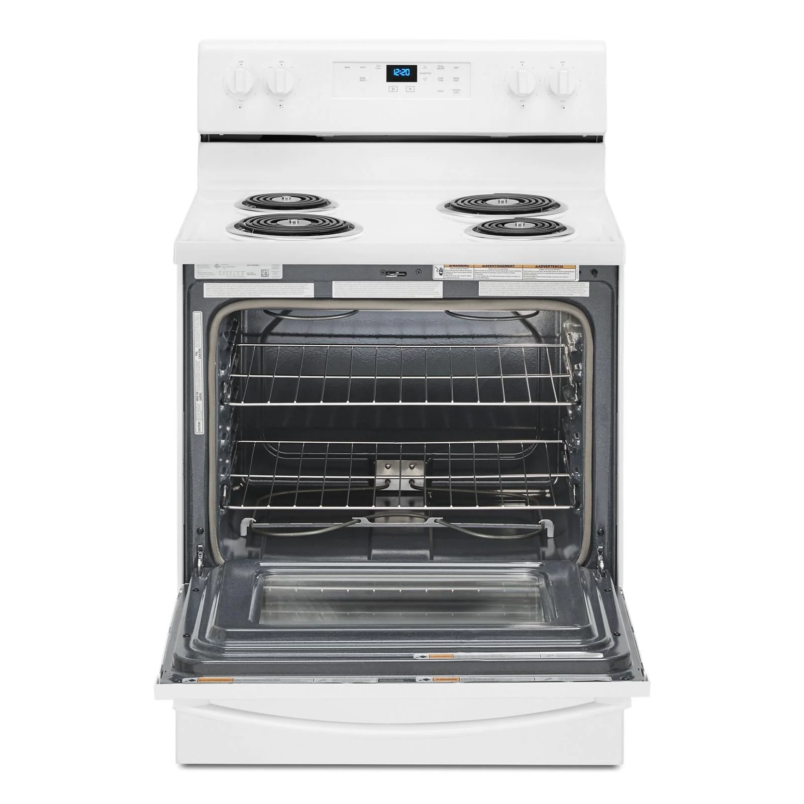 Whirlpool White Freestanding Electric Range (4.8 Cu. Ft.) - YWFC315S0JW - Image 3