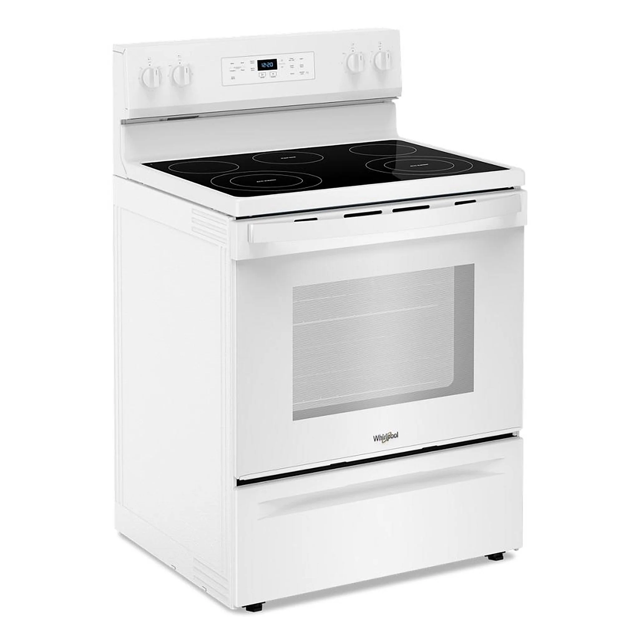 Whirlpool White Freestanding Electric Range (5.3 Cu.Ft.) - YWFES3330RW - Image 7