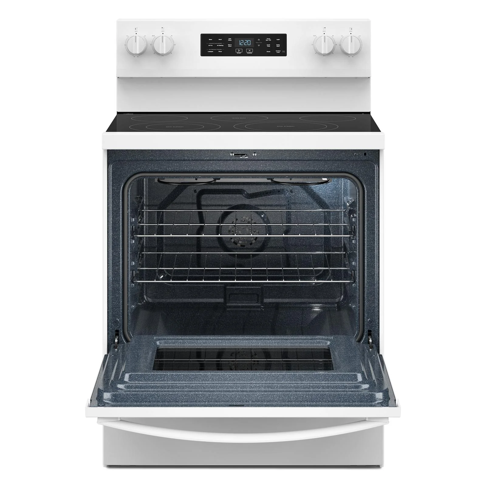 Whirlpool White Freestanding Electric Single Oven Convection Range (5.3 Cu. Ft.) - YWFES5730SW - Image 3