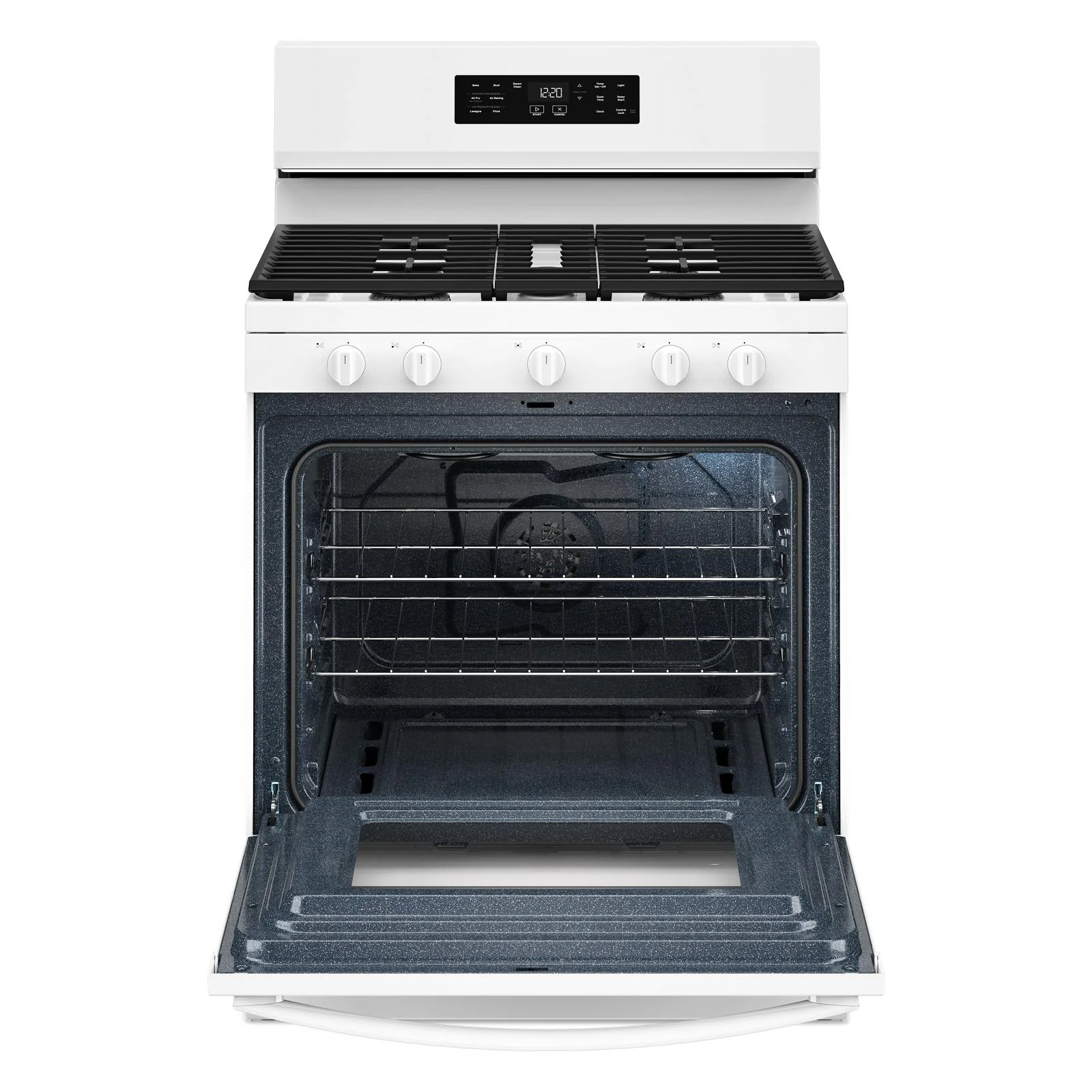 Whirlpool White Freestanding Gas Single Oven Convection Range (5.0 Cu. Ft.) - WFGS4530SW - Image 4