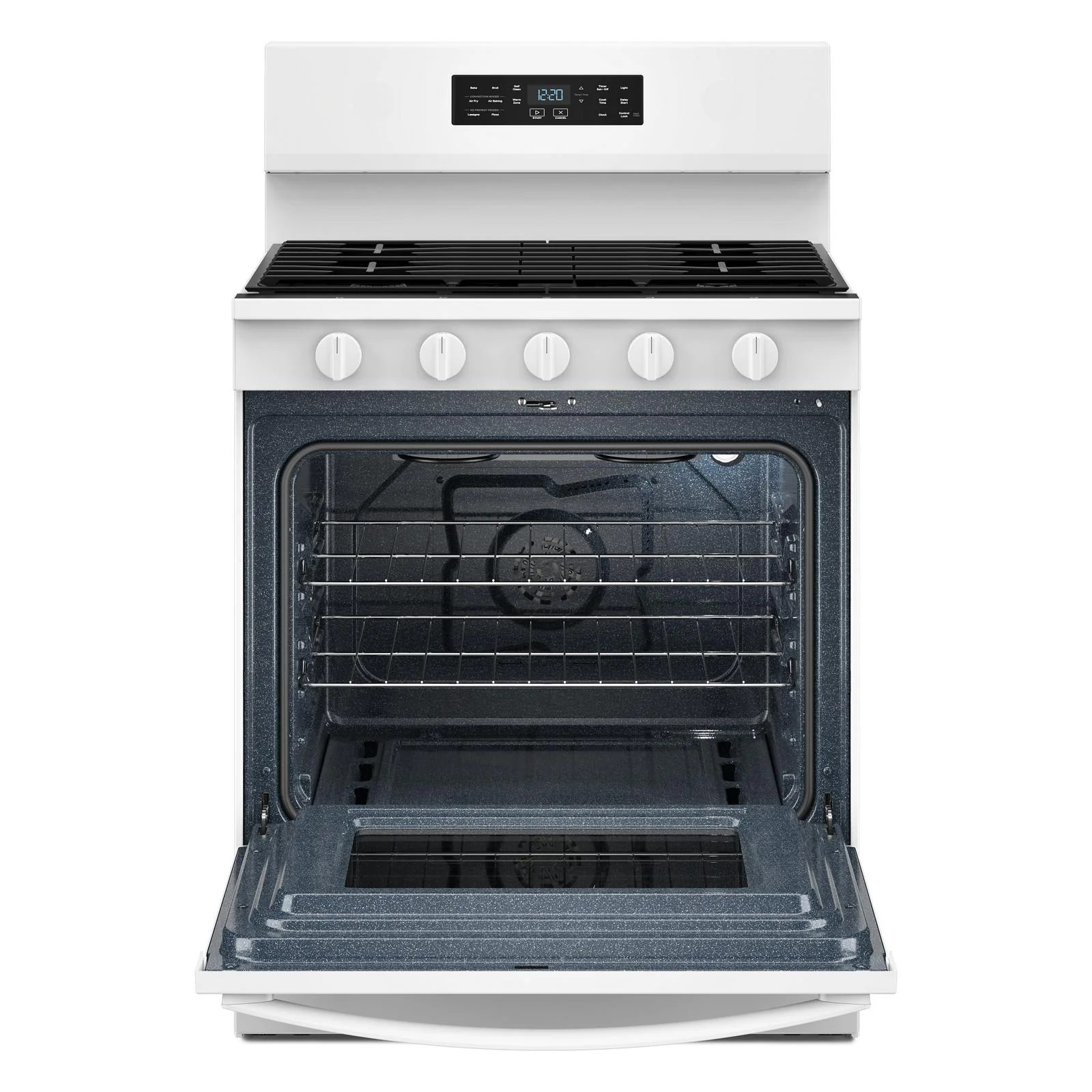 Whirlpool White Freestanding Gas Single Oven Convection Range (5.0 Cu. Ft.) - WFGS5730SW - Image 3