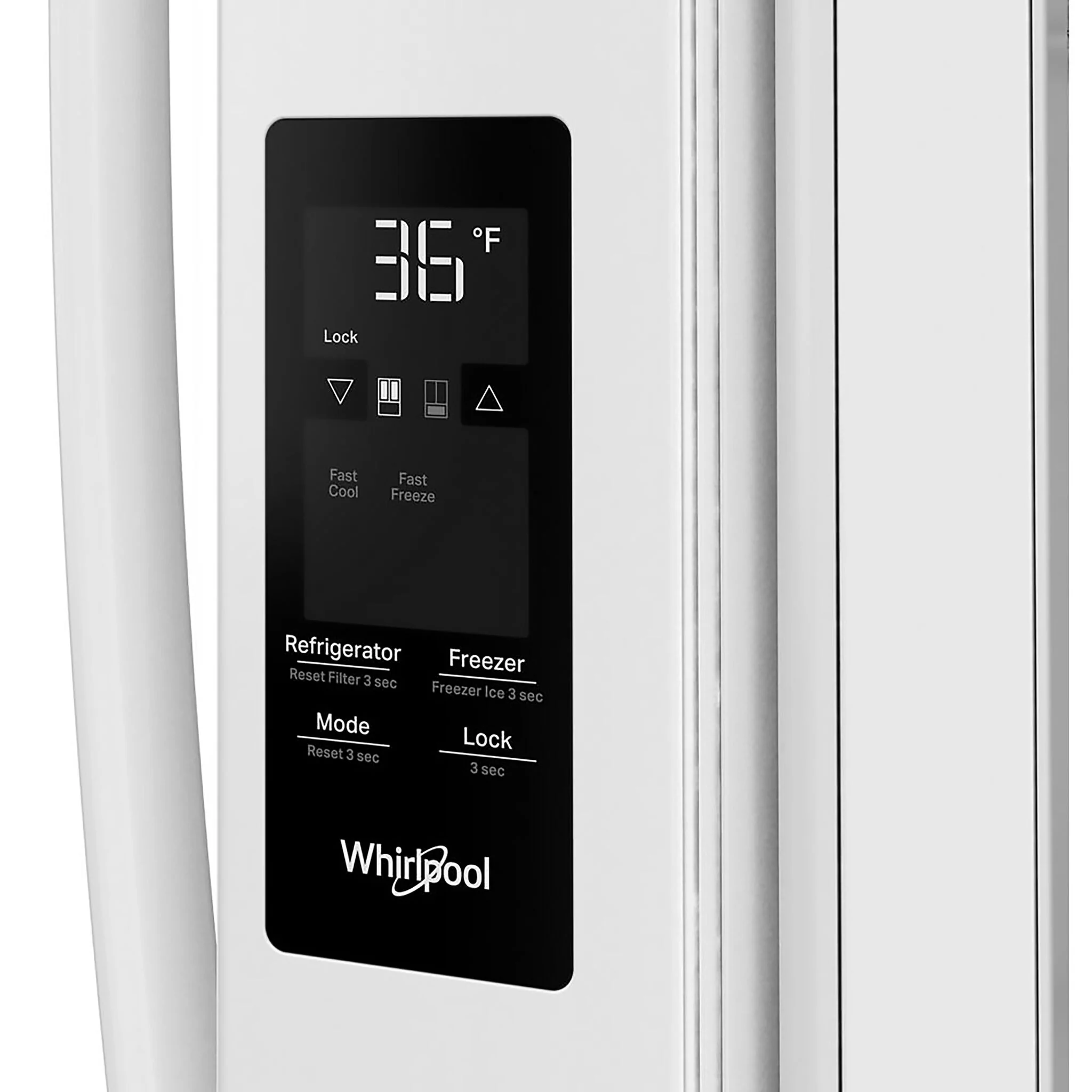 Whirlpool 36" 31 Cu. Ft. White French Door Refrigerator - WRFF3136SW - Image 4