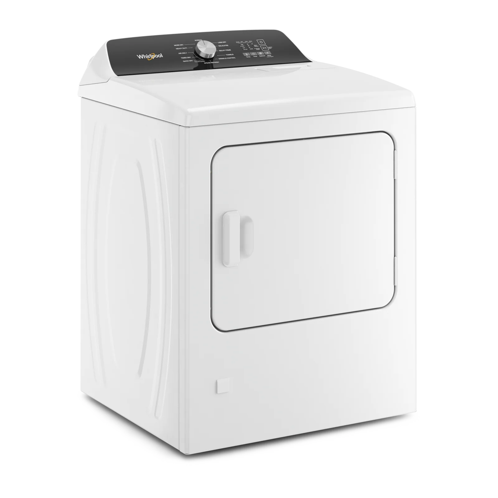 Whirlpool White Front Load Steam Gas Dryer with Moisture Sensing (7.0 Cu.Ft) - WGD5050LW - Image 2