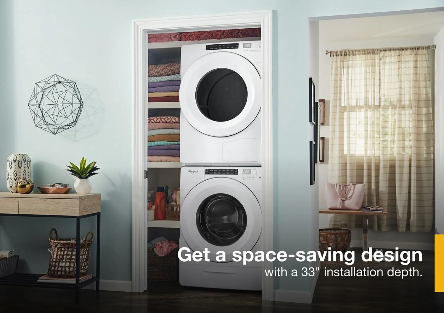 Whirlpool White Front-Load Washer (5.0 cu. ft.) & Electric Heat Pump Dryer (7.4 cu. ft.) - WFW560CHW/YWHD560CHW - Image 3
