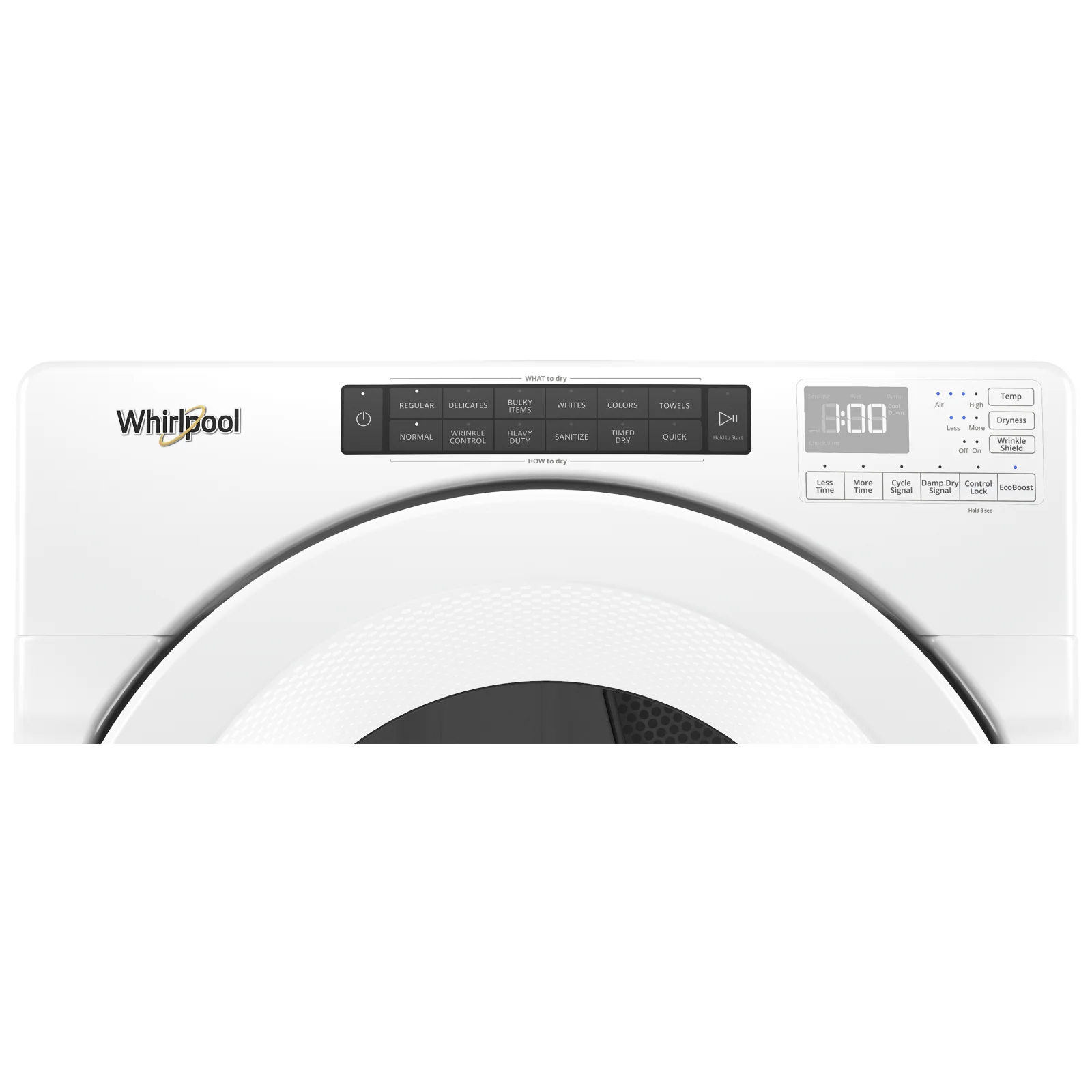 Whirlpool White Gas Dryer (7.4 Cu.Ft.) - WGD560LHW - Image 3