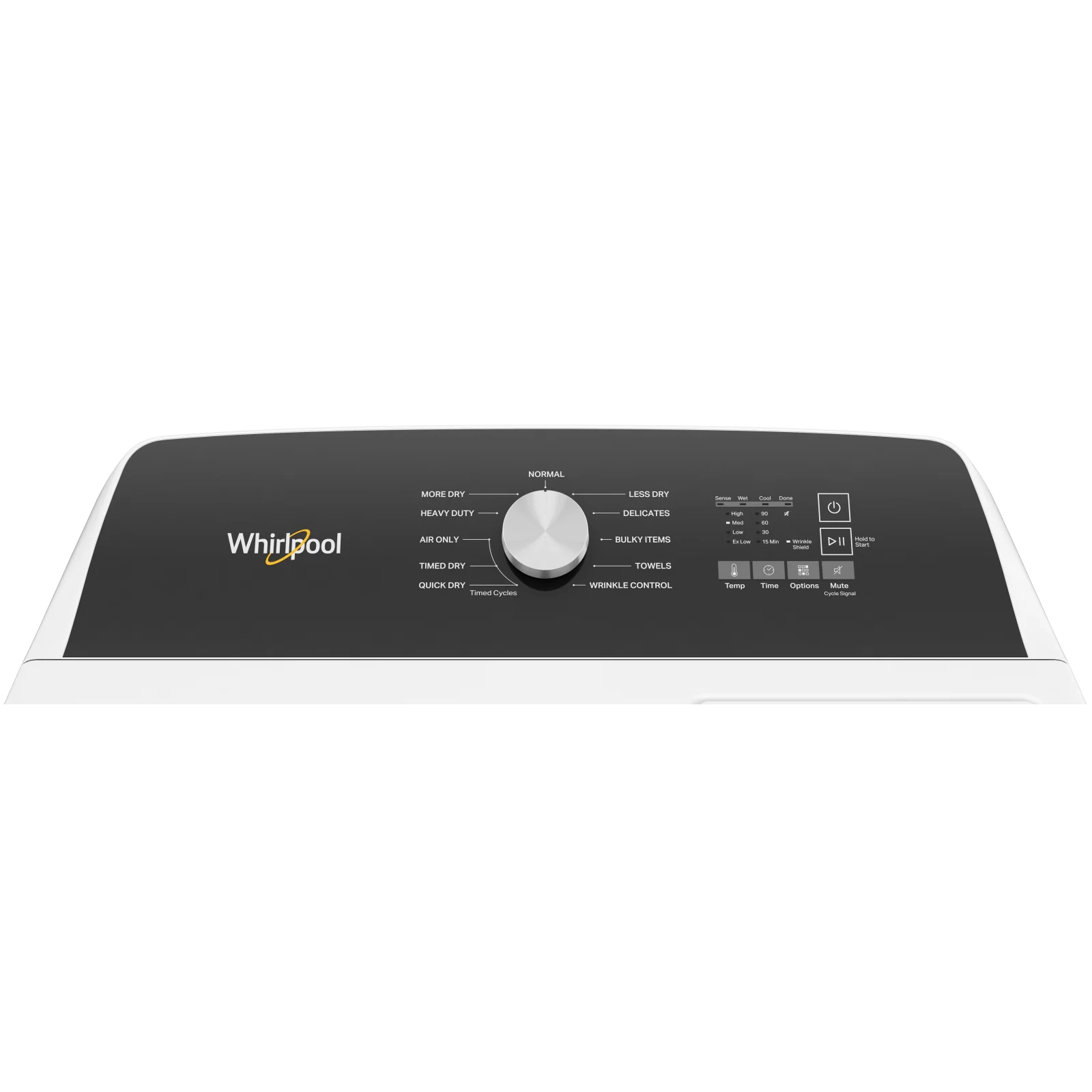 Whirlpool White Gas Dryer with Moisture Sensing (7.0 Cu.Ft) - WGD5010LW - Image 4