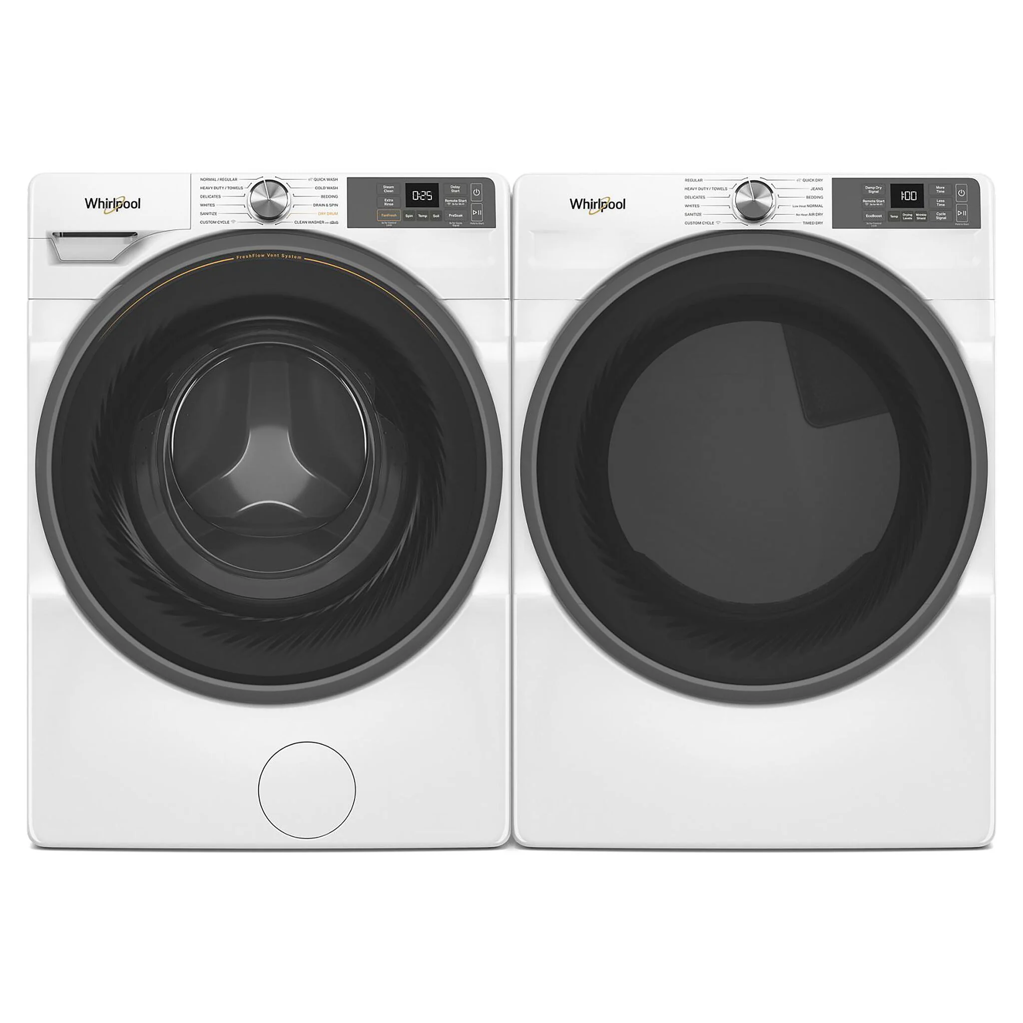 Whirlpool White Gas Dryer with Wrinkle Shield™ (7.4 Cu.Ft.) - WGD5720RW - Image 4