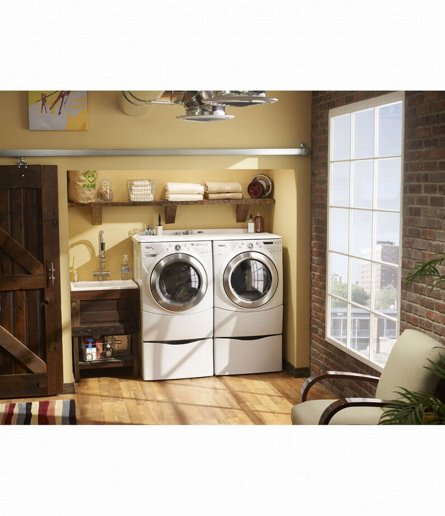 Whirlpool White Laundry Pedestal (15.5") - WFP2715HW - Image 5