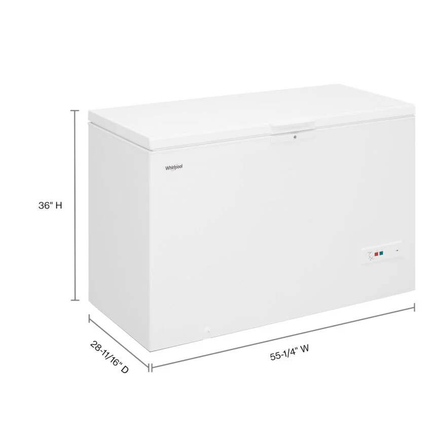 Whirlpool White Manual Defrost Chest Freezer (16 Cu.Ft) - WZC5216LW - Image 7