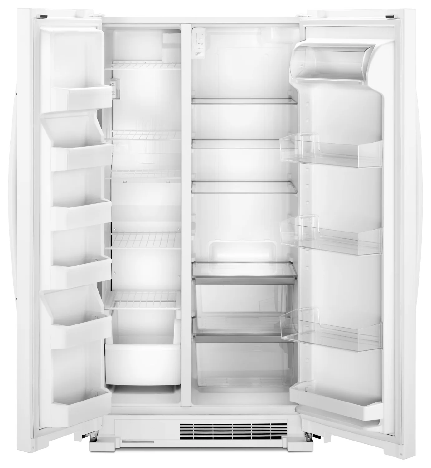 Whirlpool 35.88" 25 Cu. Ft. White Side-by-Side Refrigerator - WRS315SNHW - Image 3