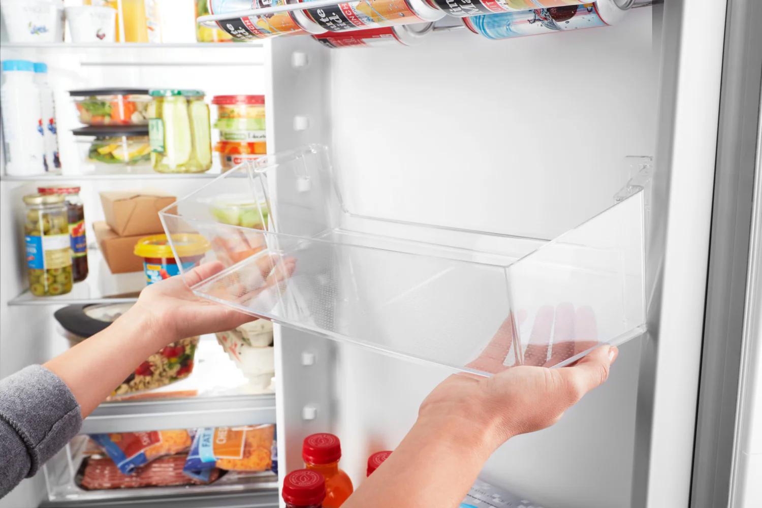 Whirlpool 35.88" 25 Cu. Ft. White Side-by-Side Refrigerator - WRS315SNHW - Image 5