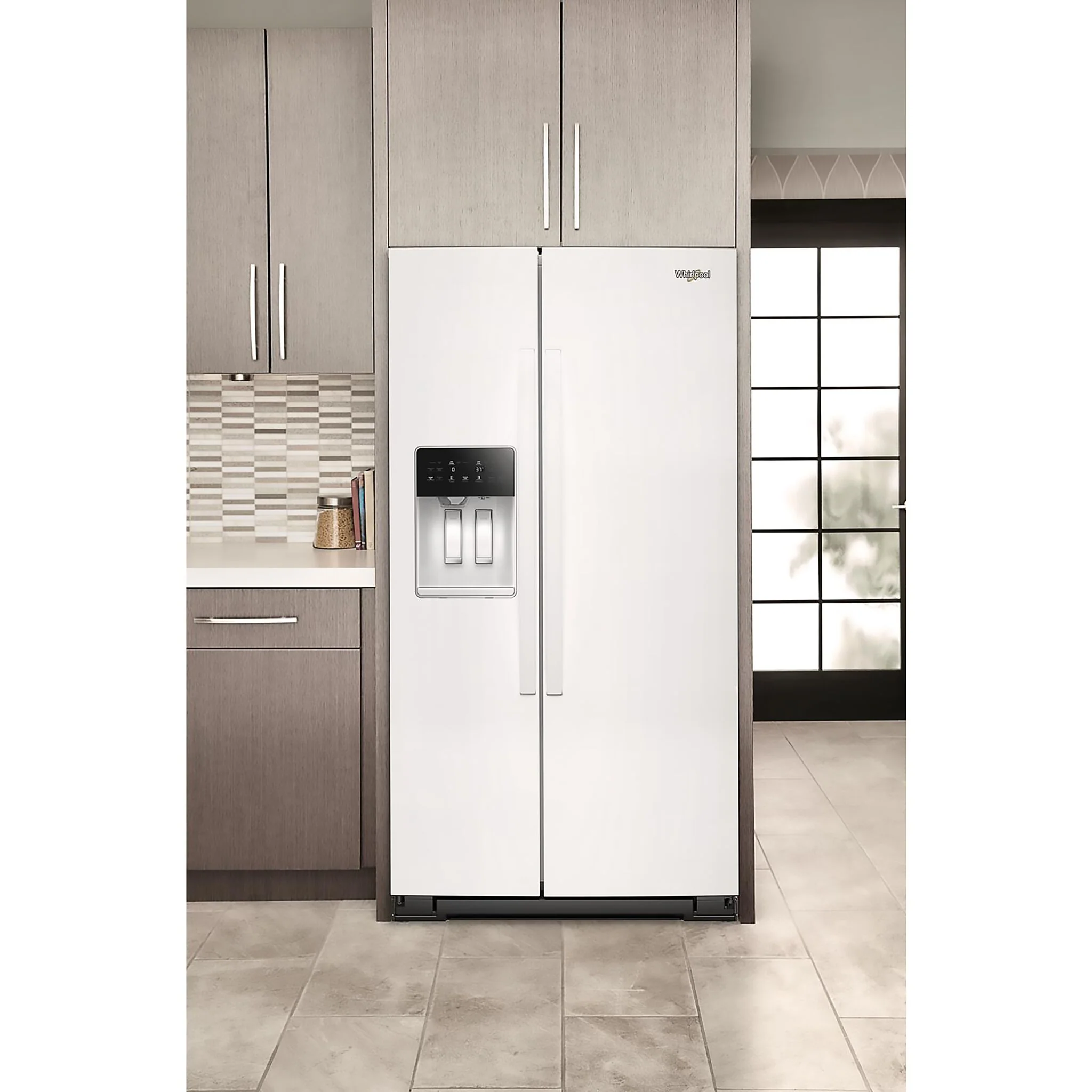 Whirlpool 36" 28.7 Cu. Ft. White Side-by-Side Refrigerator - WRSF5536RW - Image 2