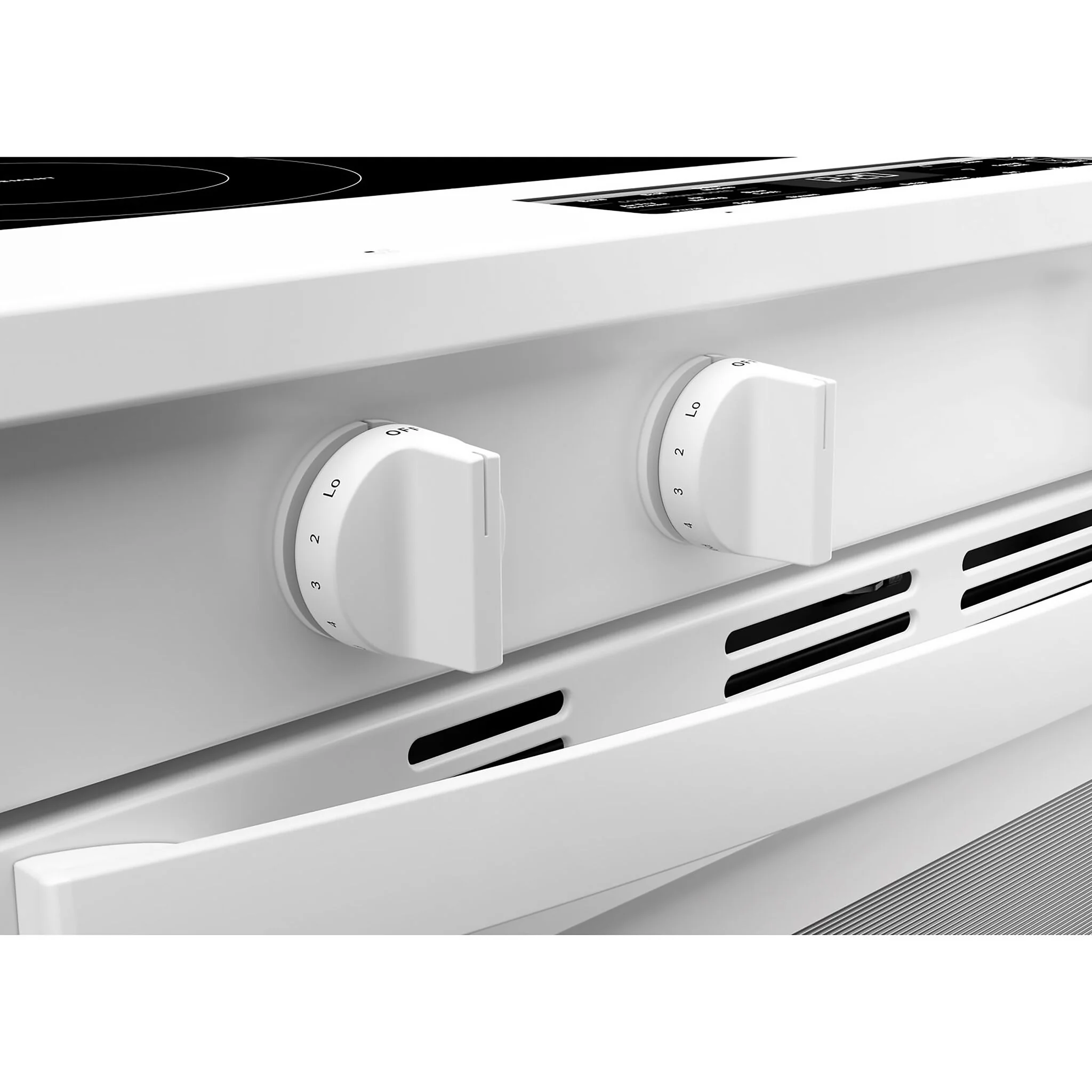 Whirlpool White Slide-In Electric Convection Range (5.3 cu.ft.) - YWSES5030SW - Image 5