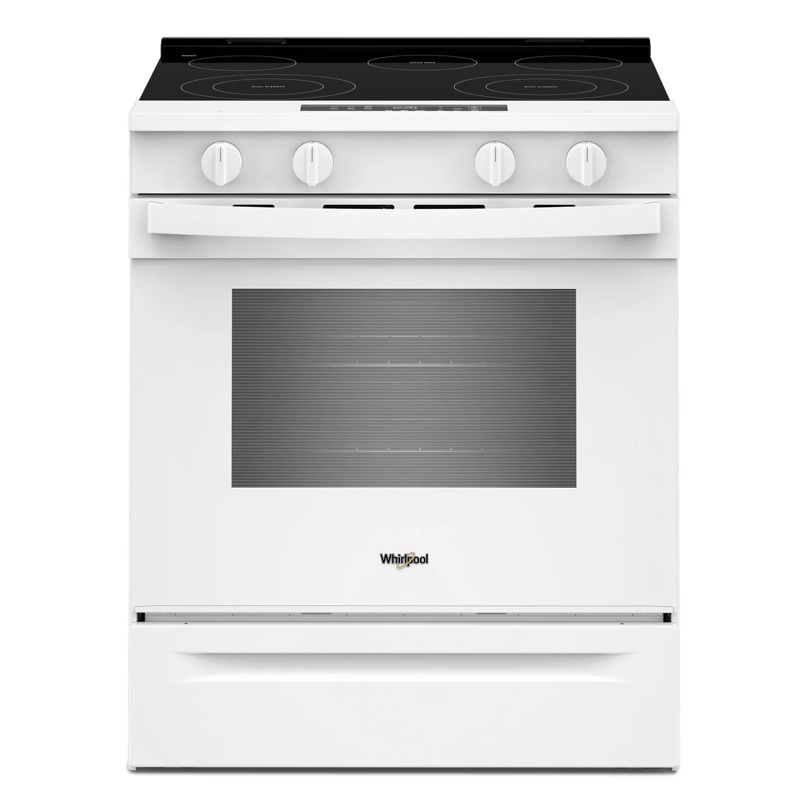 Whirlpool White Slide-In Smart Electric Range (5.3 Cu. Ft.) - YWSES3330TW