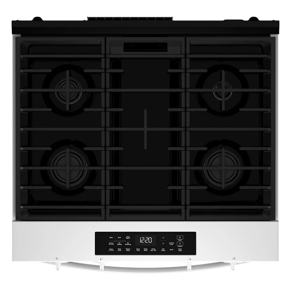 Whirlpool White Slide-In Smart Gas Convection Range (5.0 Cu. Ft.) - WSGS4530TW - Image 8