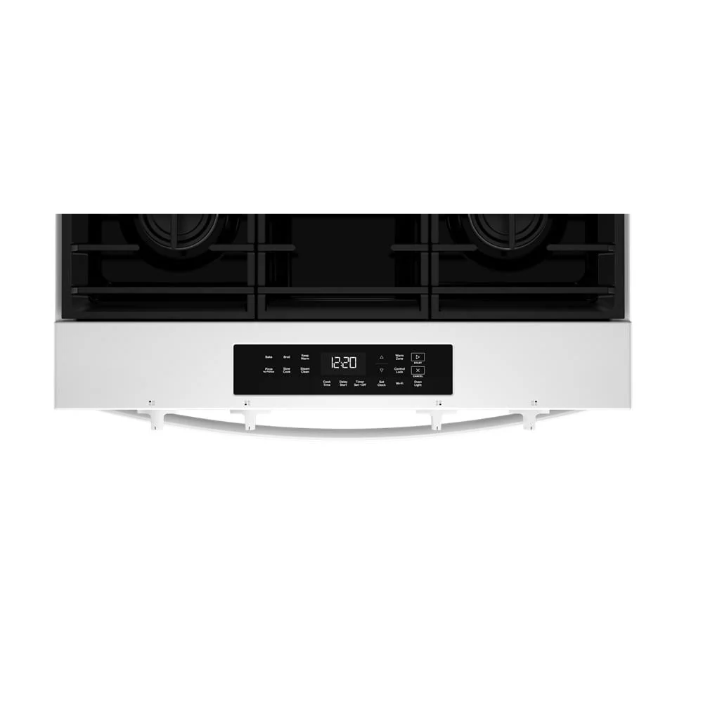 Whirlpool White Slide-In Smart Gas Range (5.0 Cu. Ft.) - WSGS3330TW - Image 7