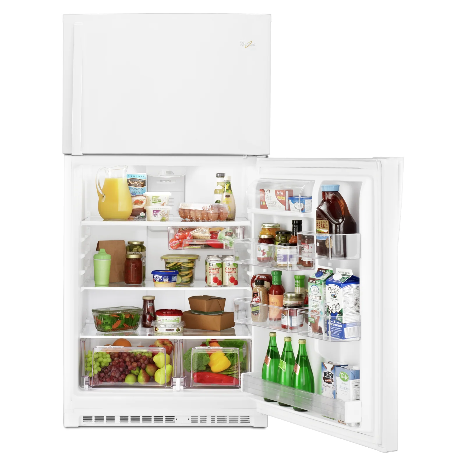 Whirlpool 33" 21.3 Cu. Ft. White Top-Freezer Refrigerator - WRT541SZDW - Image 7