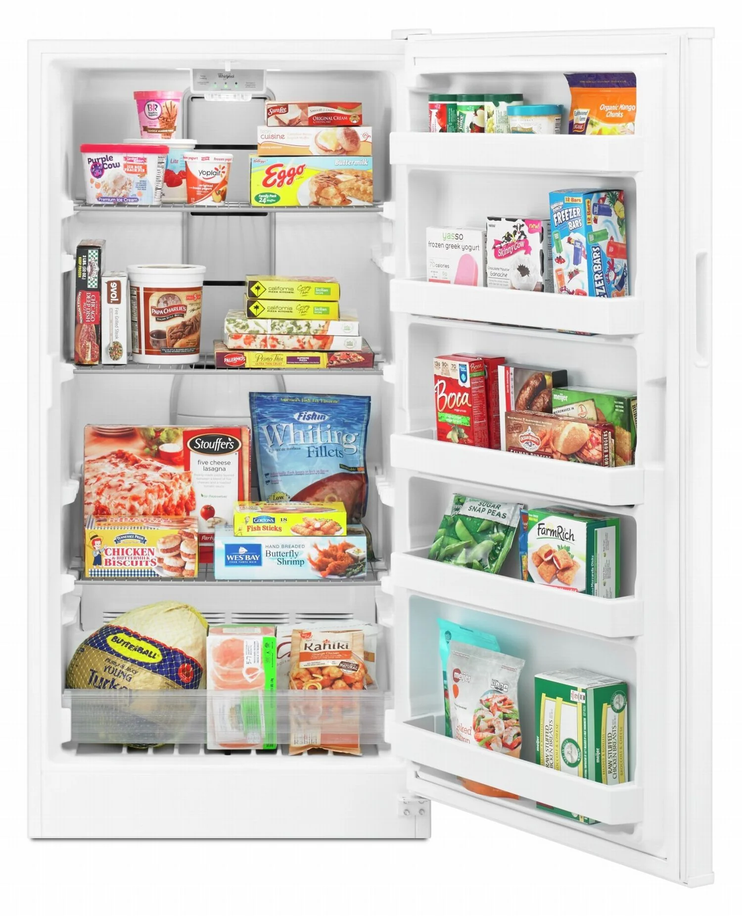 Whirlpool White Frost Free Upright freezer (16 Cu.Ft)- WZF34X16DW - Image 3