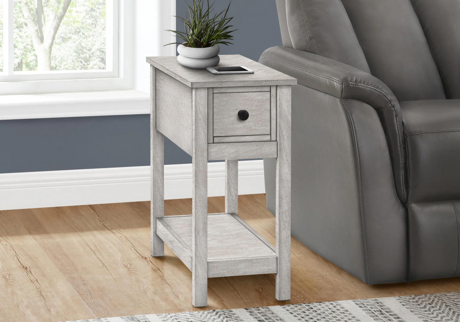 Willow Side Table - Grey - Image 2