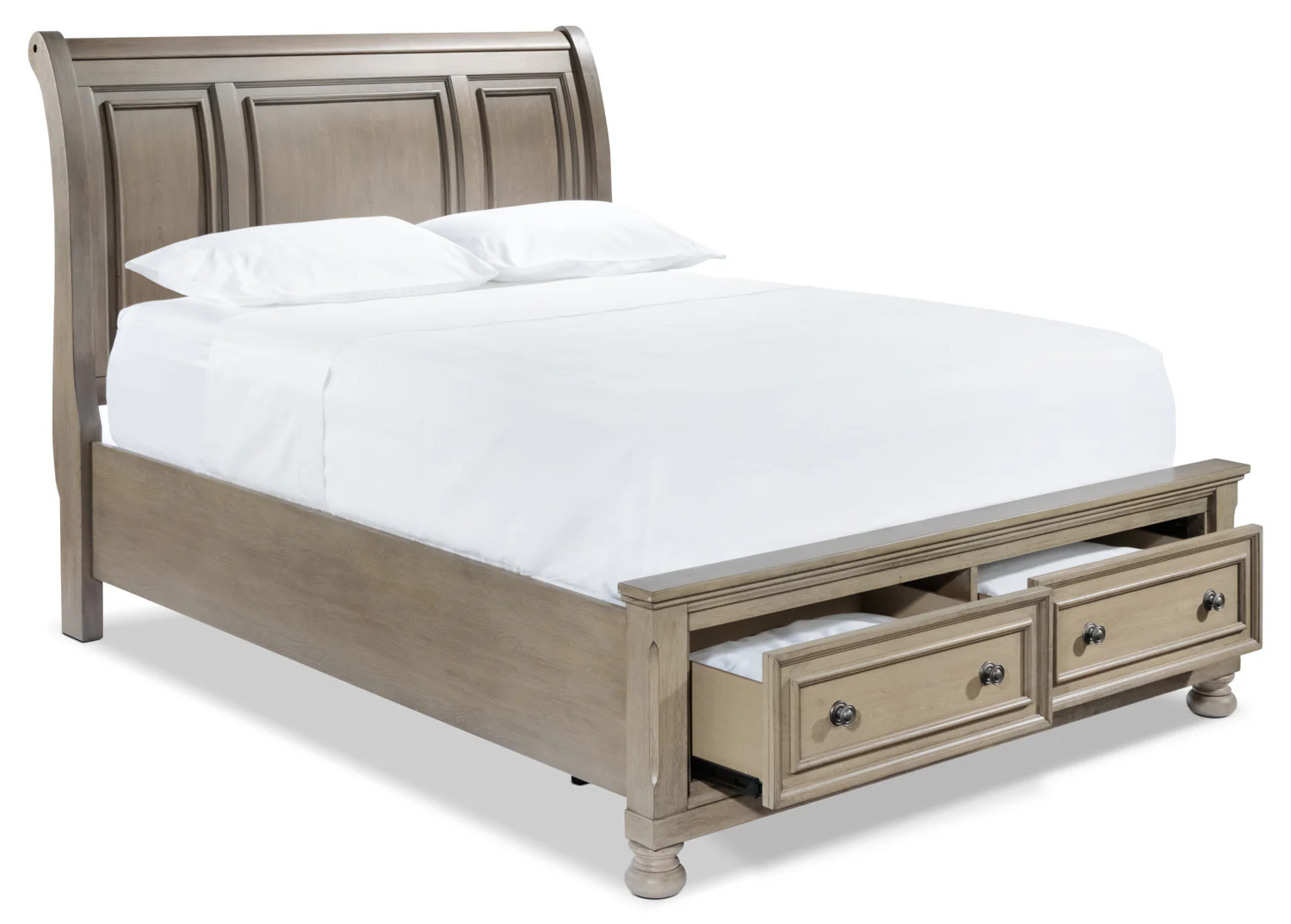 Windchester 3-Piece Queen Storage Bed - Grey - Image 6
