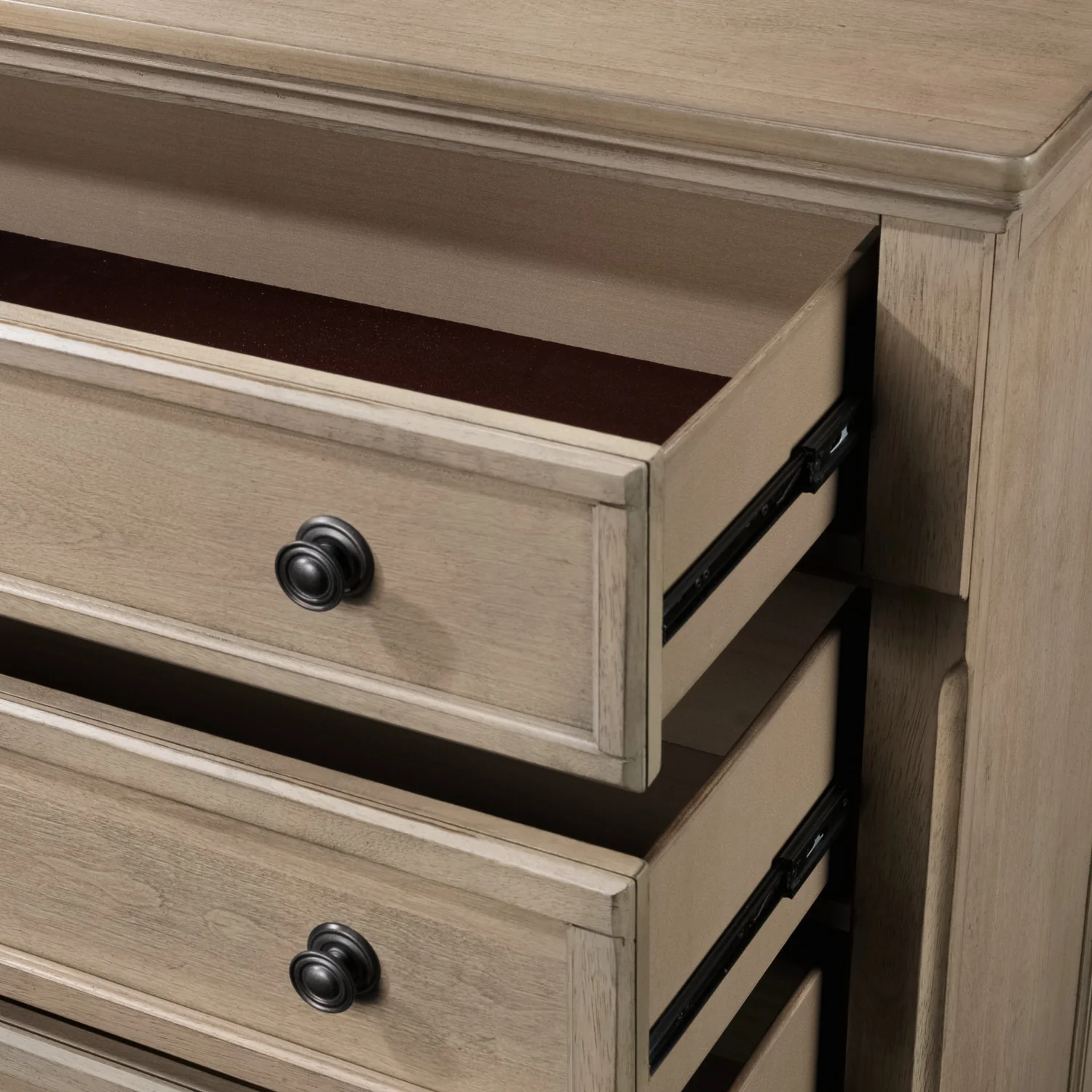 Windchester 5-Drawer Chest - Grey - Image 4