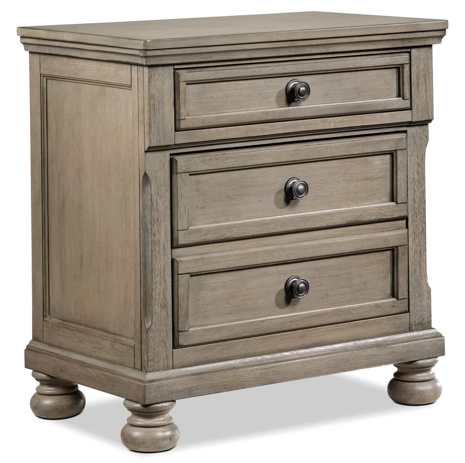Windchester 6-Piece King Storage Bedroom Package - Grey - Image 5