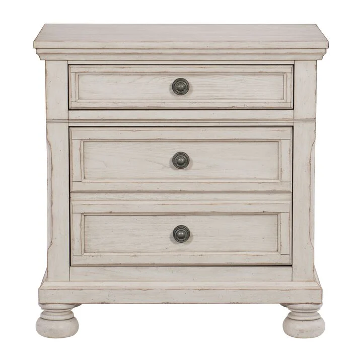 Windchester 6-Piece Queen Storage Bedroom Package - Antique White - Image 5