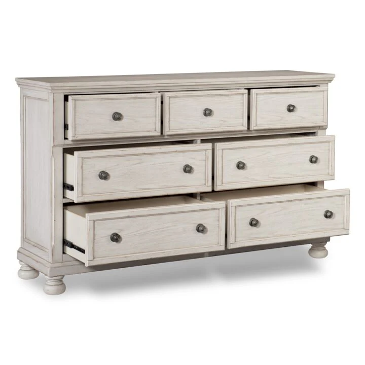Windchester 7-Drawer Dresser - Antique White - Image 3