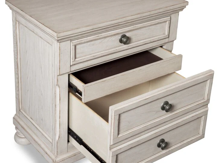Windchester Night Table - Antique White - Image 4