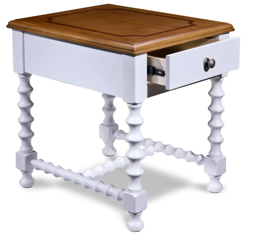Winslow End Table - Antique White - Image 2